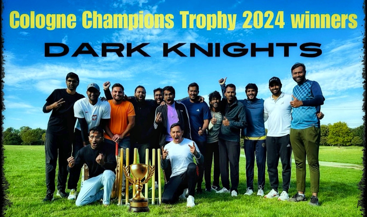 Dark Knights squad photograph — Cologne Champions Trophy — Champion, 06 October 2024